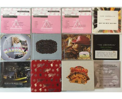 Smart mix of 12 x CDs (including promos) plus 3 x 12" releases and 1 x gig ticket. Artists/titles are Madonna (x10) inc. Musi