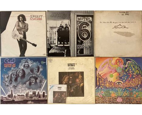 A wonderful selection of around 19 psych LPs. Artists/ titles include The Red Krayola - God Bless The (IA-LP-7, Vgf+/ VG), Th