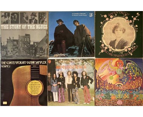 A smashing collection of around 73 folk/ blues records, mostly LPs but does include a couple of 10". Artists/ titles include 