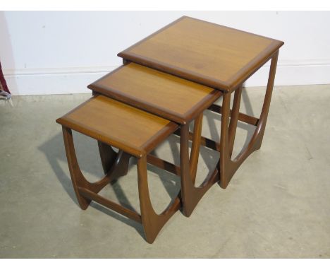 Vintage "G" plan nest of tables - in good restored condition 