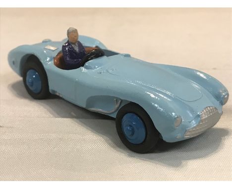 A Dinky Toys Aston Martin DB3S, No. 104, with reproduction box