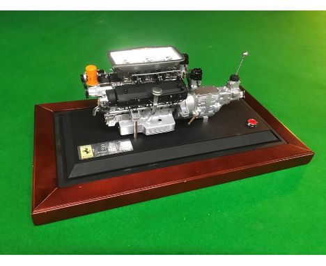 A GMP 1:6 scale limited edition replica of a Ferrari 250GT Berlinetta Passo Corto (SWB) engine, with sound effects, mounted o