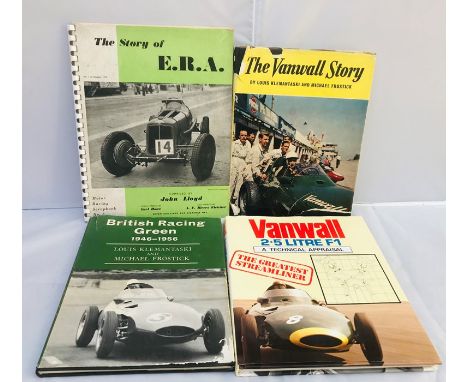 British Sports and Grand Prix Car Interest: Klemantaski (Louis) &amp; Frostick (Michael), The Vanwall Story, with dust jacket