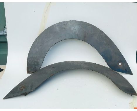 A pair of Bentley Mk VI rear wheel spats