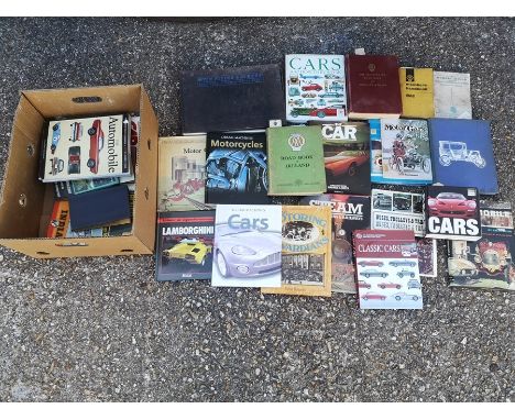 A quantity of assorted motoring volumes including Roberts (Peter) The Motoring Edwardians; Morland (Andrew) Lamborghini ; Set