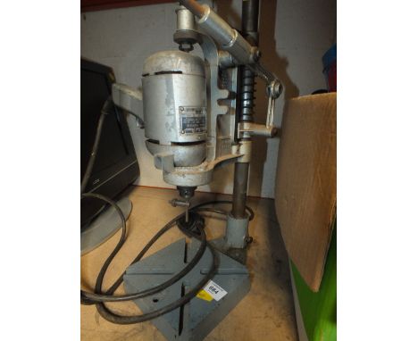 A BRIDGES  TOOL DRILL MOUNTED IN A PILLAR DRILL STAND