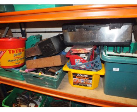 A LARGE QUANTITY OF HAND TOOLS ETC