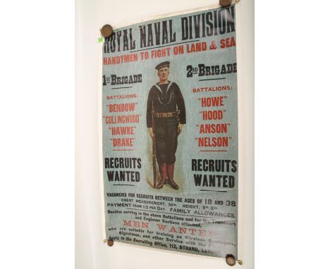 Royal Naval Division Poster Print(122x74 cm)#1418 