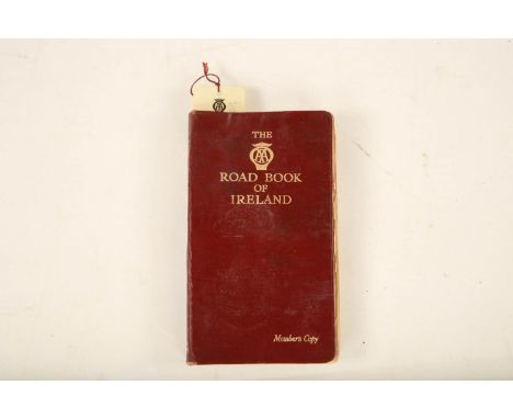 The AA Road Book of Ireland; With Touring Survey, Gazetteer, Itineraries, Maps and Town Plans; Member's Copy; published The A