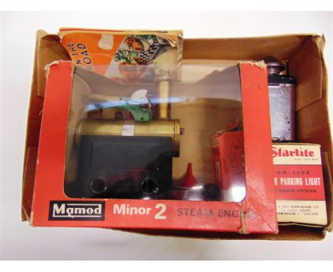 ASSORTED COLLECTABLES  comprising a Mamod Minor 2 Stationary Steam Engine, boxed; Starlite No.1293, Car Parking Light, boxed;
