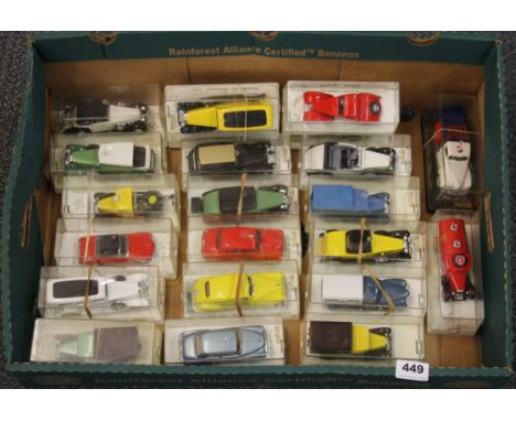 A quantity of diecast vintage model vehicles.