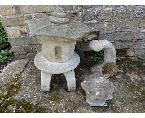 Composition stone oriental garden ornaments&nbsp;