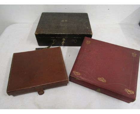J.C Vickery writing/vanity case and desk tidy plus one other&nbsp;