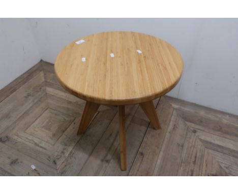 Light wood as new circular occasional table (48cm) 