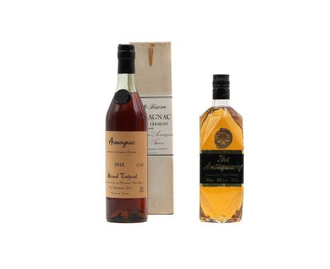 Armagnac Marcel Trepout, 1941, 40% vol., 70cl (1), together with The Antiquary De Luxe Old Scotch Whisky, 70 degrees proof, 7