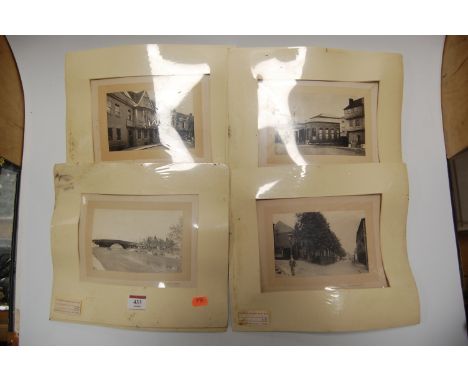 A collection of assorted photographic prints showing various scenes in Ipswich, Suffolk
