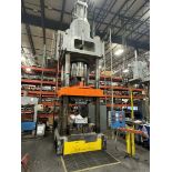 1000 Ton Hydraulic 4-Post Press Double Action Press with Cushion, 45" x 45" Between Posts