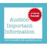 AUCTION IMPORTANT INFORMATION