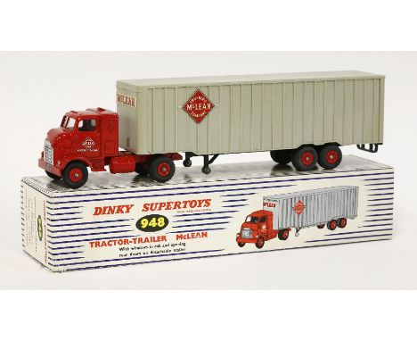 A Dinky Supertoys tractor-trailer McLean, boxed
