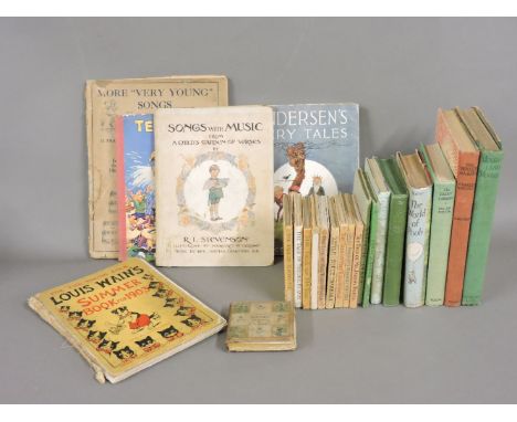 Children's books, including Louis Wain, Kate Greenaway, Beatrix Potter, etc.