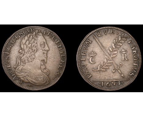 I: Briot, Warin and Rawlins, England, Peace or War, 1643, a struck copper medal by T. Rawlins, from the same dies as previous