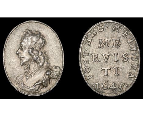 V: Original Medals by Simon, Sir Thomas Fairfax, 1645, a contemporary cast and chased silver military reward, unsigned, from 