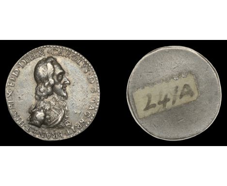 V: Original Medals by Simon, Charles I, c. 1639-42 (possibly earlier), a uniface struck silver medalet by T. Simon, bust righ