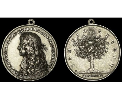 XIII: Medals of Charles II by Simon, Charles II, Household or ‘Cooks and Musicians’ Medal, 1661, a cast and chased silver med