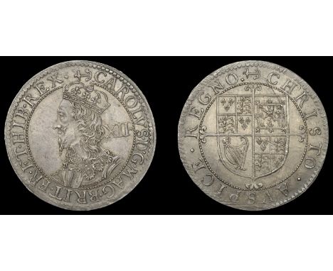 I: Briot, Warin and Rawlins, England, Charles I, Briot’s Second Machine-made issue, Shilling, mm. anchor (flukes to right), b