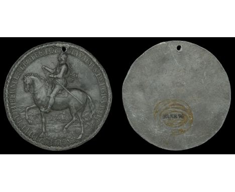 XIV: Seals by Simon, Court of the Upper Bench (or Court of Common Pleas) of Ireland, 1655, a cast lead uniface Counterseal (r