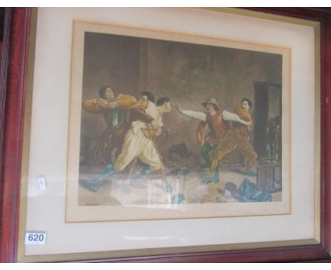 A B. Leader print (wrinkled), Dendy Sadler print and another print