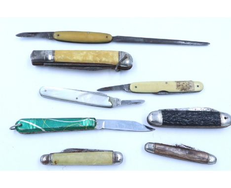 Collection of vintage penknives (8). P&amp;P Group 1 (£14+VAT for the first lot and £1+VAT for subsequent lots) 