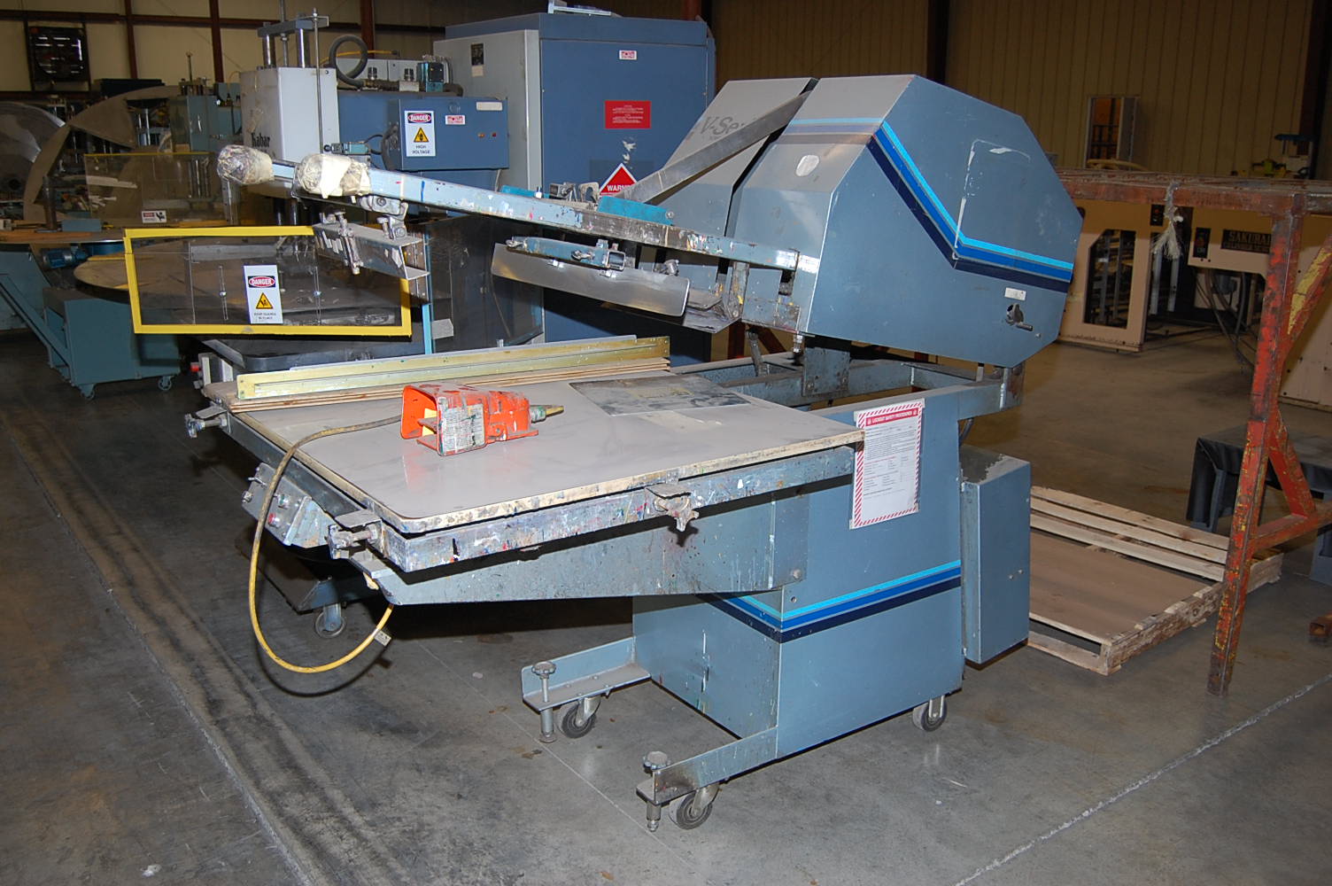american m&m screen printing equipment