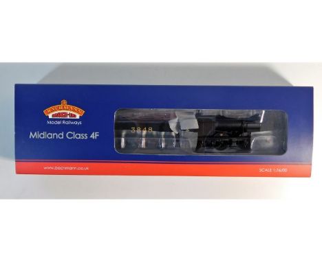 A boxed 00 gauge Bachmann model train: BM 31-883 Class 4F 0-6-0 3848