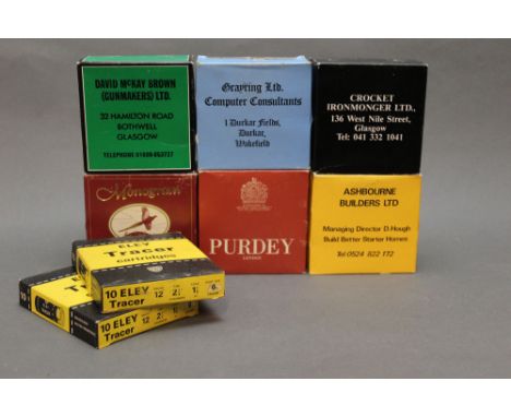 One hundred and seventy 12 bore shotgun cartridges David McKay Brown, Gunmakers Glasgow, Grayring Ltd Computer Consultants, W