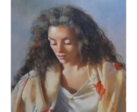 Robert Lenkiewicz (1941-2002) 'Study of Anna', signed limited edition print No.13/750 with certificate verso.
