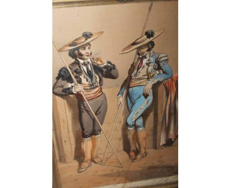 PAIR OF VICTORIAN PORTRAIT PICTURESand another pair of pictures