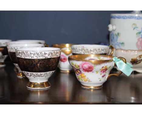 TUSCAN PART TEA SERVICE and other sundry tea china