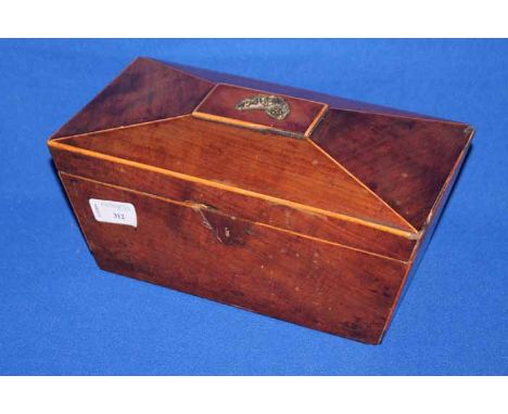 SARCOPHAGUS TEA CADDY