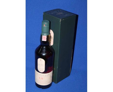 LAGAVULIN AGED 16 YEARSSingle Malt Scotch Whisky. Active, Port Ellen, Islay. 70cl, 43% volume, in carton.  CONDITION REPORT: 
