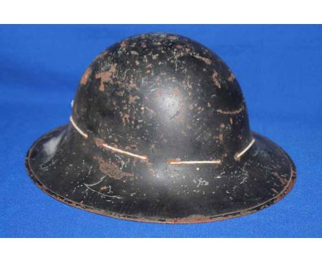 EARLY 20TH CENTURY FIREWATCHER'S HELMET