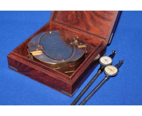 STANLEY SHIPS COMPASSalong with two Verdict engineering measuring tools