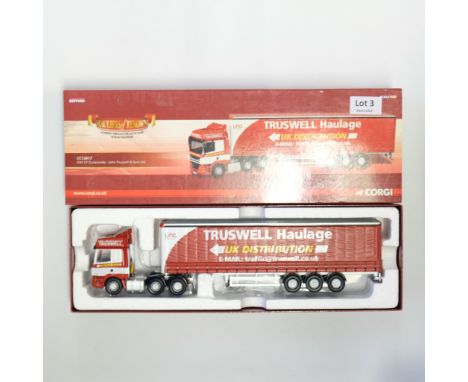 Manufacturer - Corgi | Description - DAF CF Curtainside - John Truswell &amp; Sons Ltd | Stock Code - CC13617 | Model Conditi