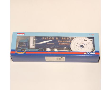 Manufacturer - Corgi | Description - DAF CF Curtaianside - Tyson H Burridge Ltd | Stock Code - CC13603 | Model Condition - 5/