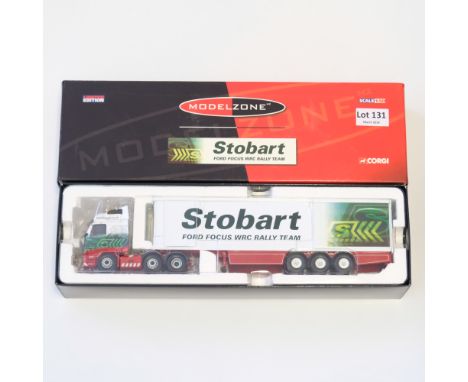 Manufacturer - Corgi | Description - Volvo FH Box Trailer - Eddie Stobart Ford Focus ERC Rally Team | Stock Code - CC14012 | 