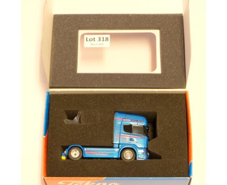 Manufacturer - Tekno | Description - Scania R-Streamline Topline - Blue Stream | Stock Code - 67629 | Model Condition - 5/5 |