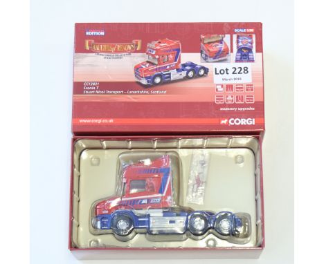 Manufacturer - Corgi | Description - Scania T - Stuart Nicol Transport | Stock Code - CC12831 | Model Condition - 5/5 | Box C