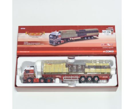 Manufacturer - Corgi | Description - Volvo FH Flatbed &amp; Load - R J &amp; I Monkhouse Ltd | Stock Code - CC14025 | Model C