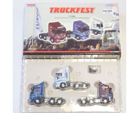 Manufacturer - Corgi | Description - Iveco Stralis, Set of 3 cabs - J.S. Cook &amp; Sons | Stock Code - CC15004 | Model Condi