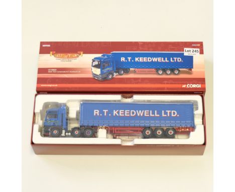 Manufacturer - Corgi | Description - MAN TGA Curtainside - R.T. Keedwell Ltd | Stock Code - CC13423 | Model Condition - 5/5 |